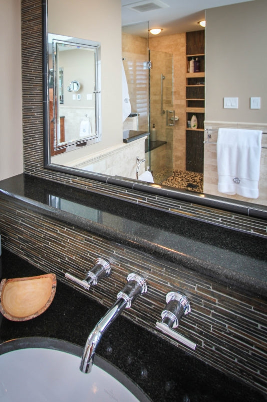 Sophisticated and Polished Master Bath Makeover
