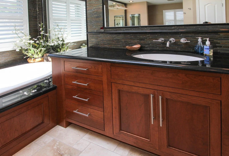 Sophisticated and Polished Master Bath Makeover